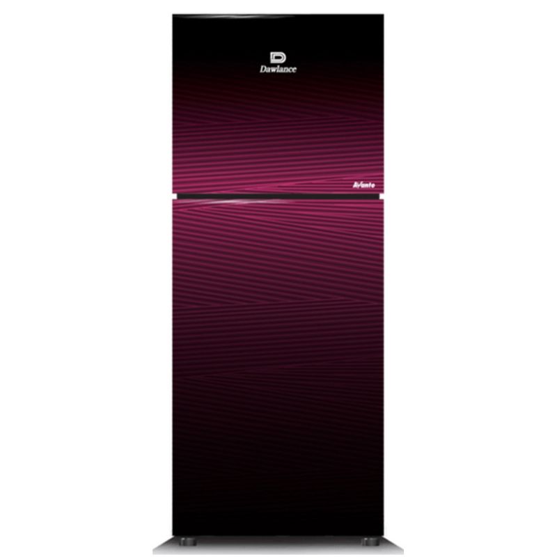 Picture of Dwl Ref 9160WB Avante Noir Burgendy Double Door Refrigerator (9cft Small)