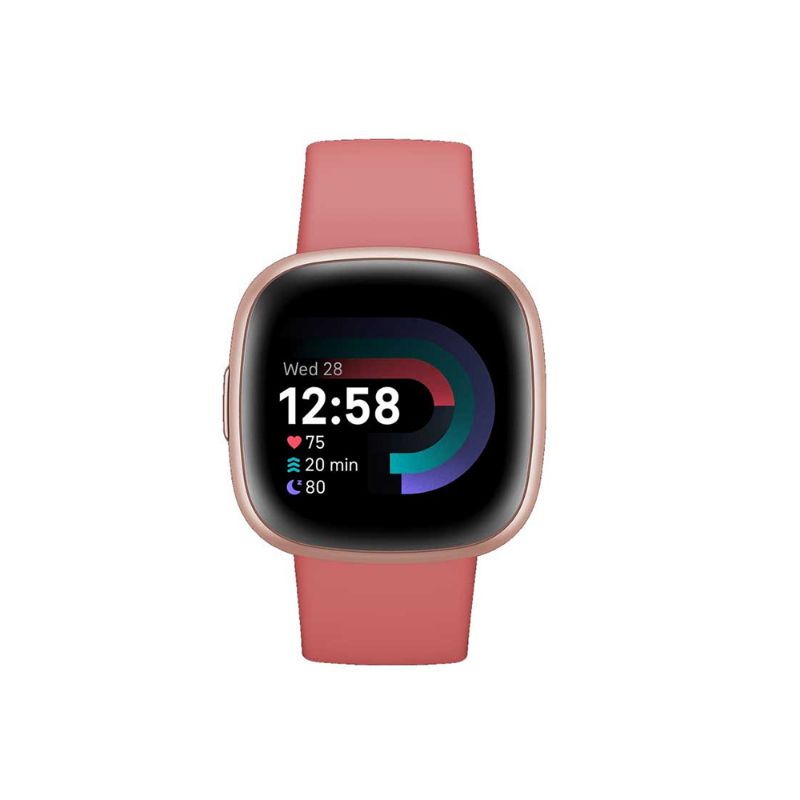 Picture of Fitbit Versa 4 Smart Watch Copper Rose Pink