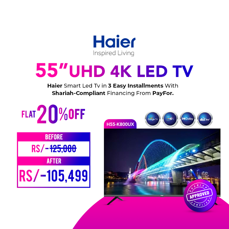 Picture of Haier 55 Inches 55K800UX