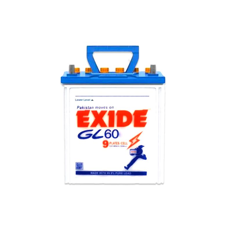 Picture of Exide Car Battery GL 60 - 40 AH - 9 Plates