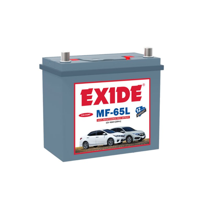 Picture of Exide Car Dry Battery MF 65L - 48 AH - 11 Plates